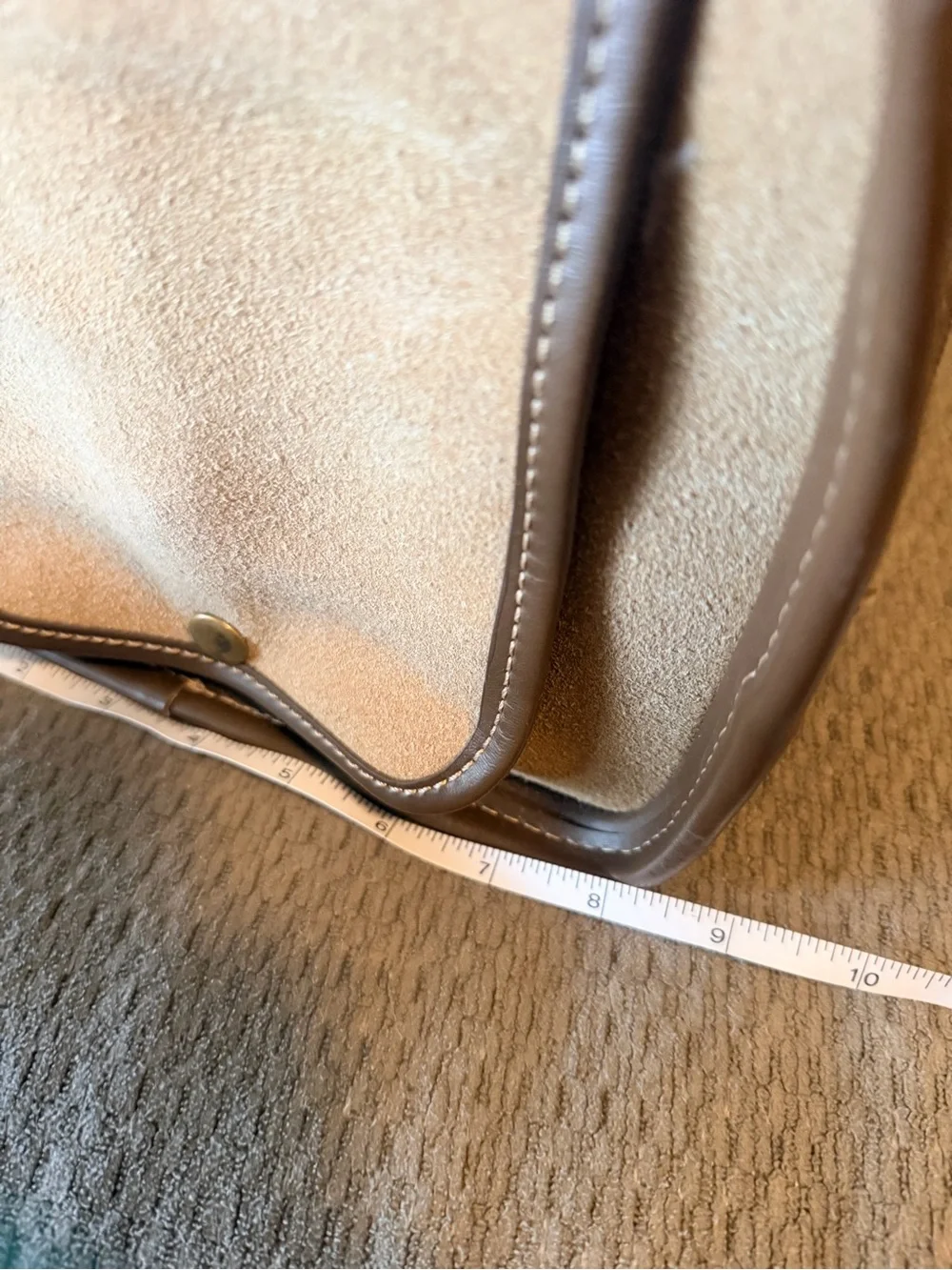 Brown Monkey Appliqué Men’s Travel Bag